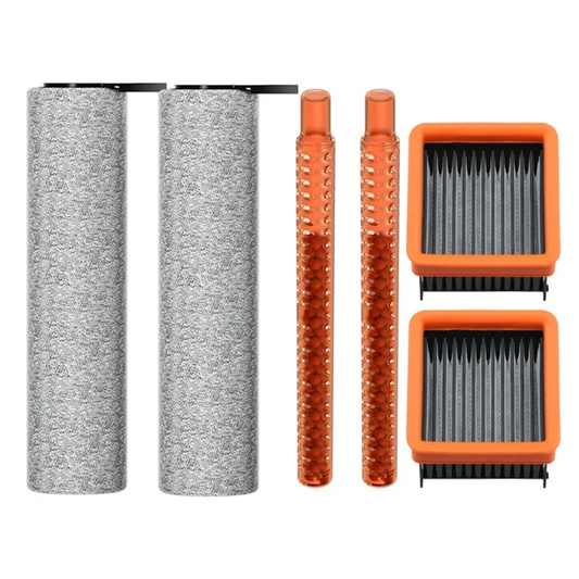 Replacement Roller Brush & Filter for UWANT Cloud 2.0 D5 V8 D100 D100 Pro Wet Dry Vacuum Cleaner, Floor Scrubber Accessories