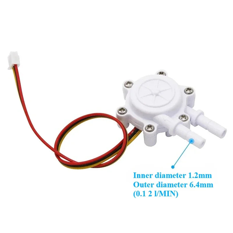 Coffee machine flowmeter, water dispenser flowmeter sensor, tower interface Hall sensor, 2 points