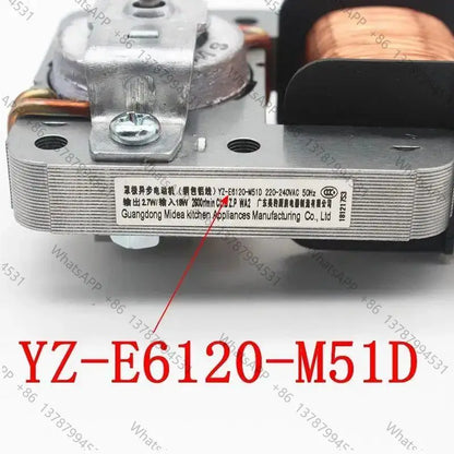 Microwave oven accessories insertFan motor heat dissipation fan 2 PINS YZ-E6120-M51D MDT-10CEF YZ-E6120-M51D For