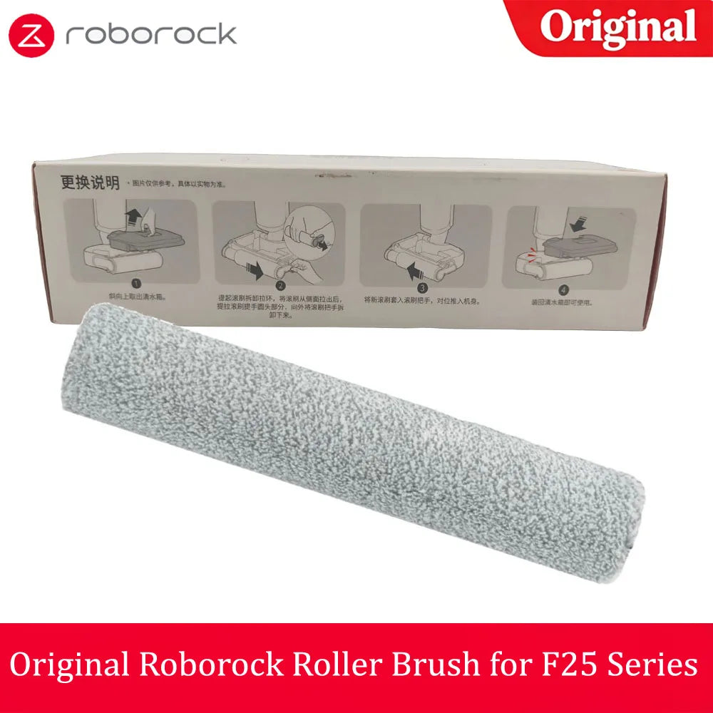 Compatible with Roborock F25 Series Roller Brush Unit With Holder Accessories Wet and Dry Vacuum Cleaner Spare Parts