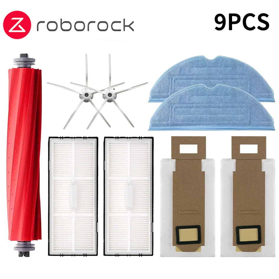 Compatible with Roborock S7 S70 S7 Plus T7S T7S Plus Robotic Vacuum Cleaner Accessories Main Brush Hepa Filter Mops Dust Bag Replacement Parts