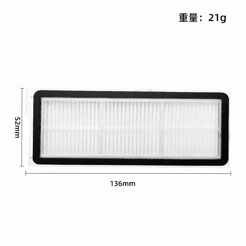 Compatible with Roborock Qrevo Curv Robot Vacuum Cleaner Accessories Main Roller Side Brush Hepa Filter Mop Cloth Dust Bag Parts Replacement