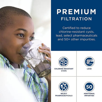 High Flow Refrigerator Filter Cartridge Replacement No Chip RPWFE PFE GFE Compatible Easy Fit
