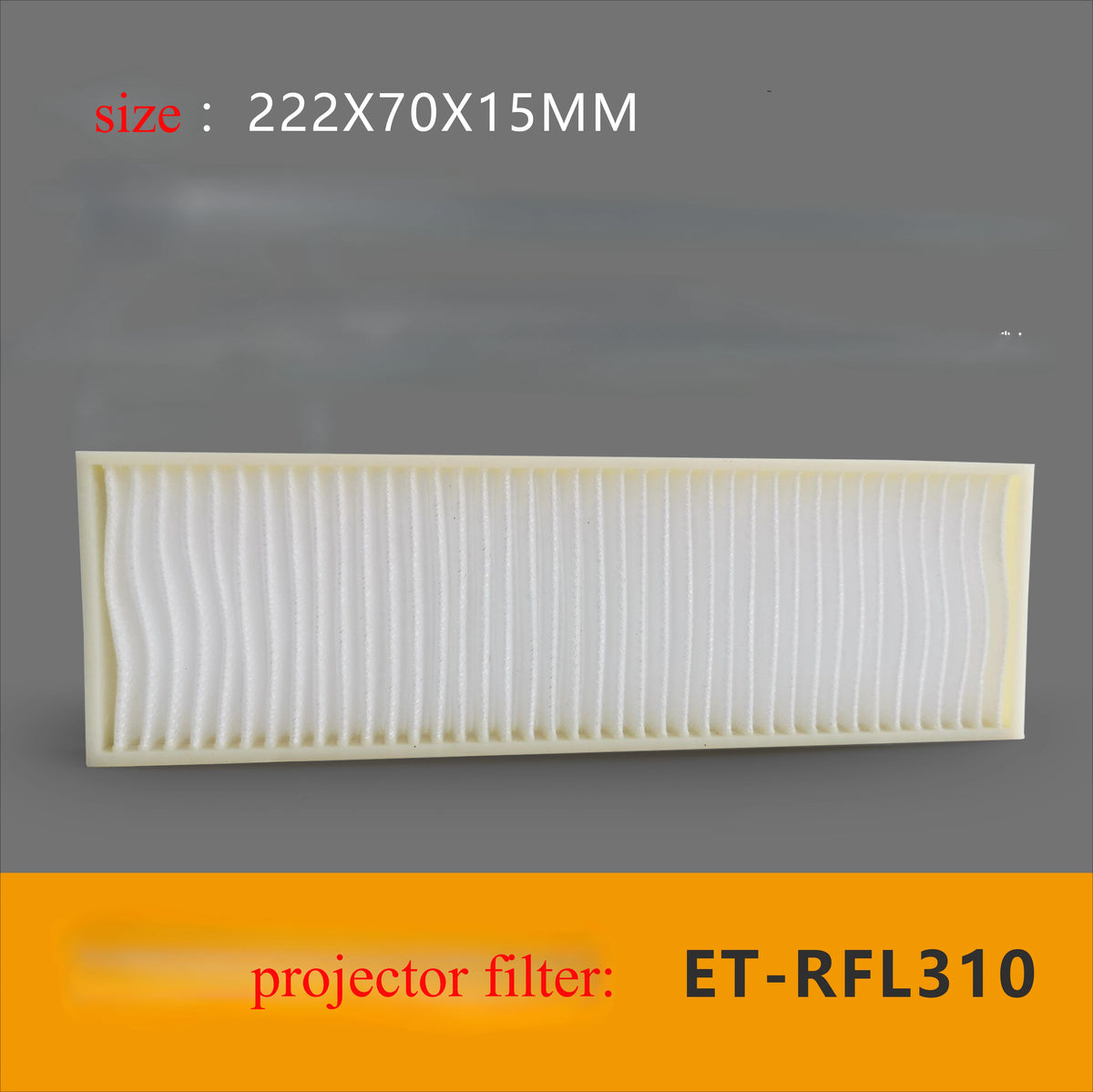 Replacement Projector Air Filter — 100 / ET-RFL200 / RFL300 / RFV200 / RFV500 — Model Options