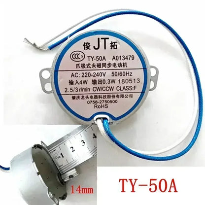 Synchronous Motor For Air Blower TY-50A TYJ50-8 TYJ50-20-8A3 50TYZ TYJ50-8A7 Electric Oven Microwave Oven Tray Motor parts