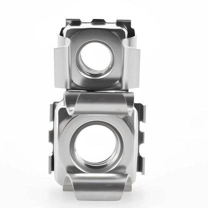 304 Stainless Steel Card Cage Nuts Quartet Floating Nuts Square Snap-In Nut for Rack Mount Server Cabinet 5pcs-10pcs M4 M5 M6 M8