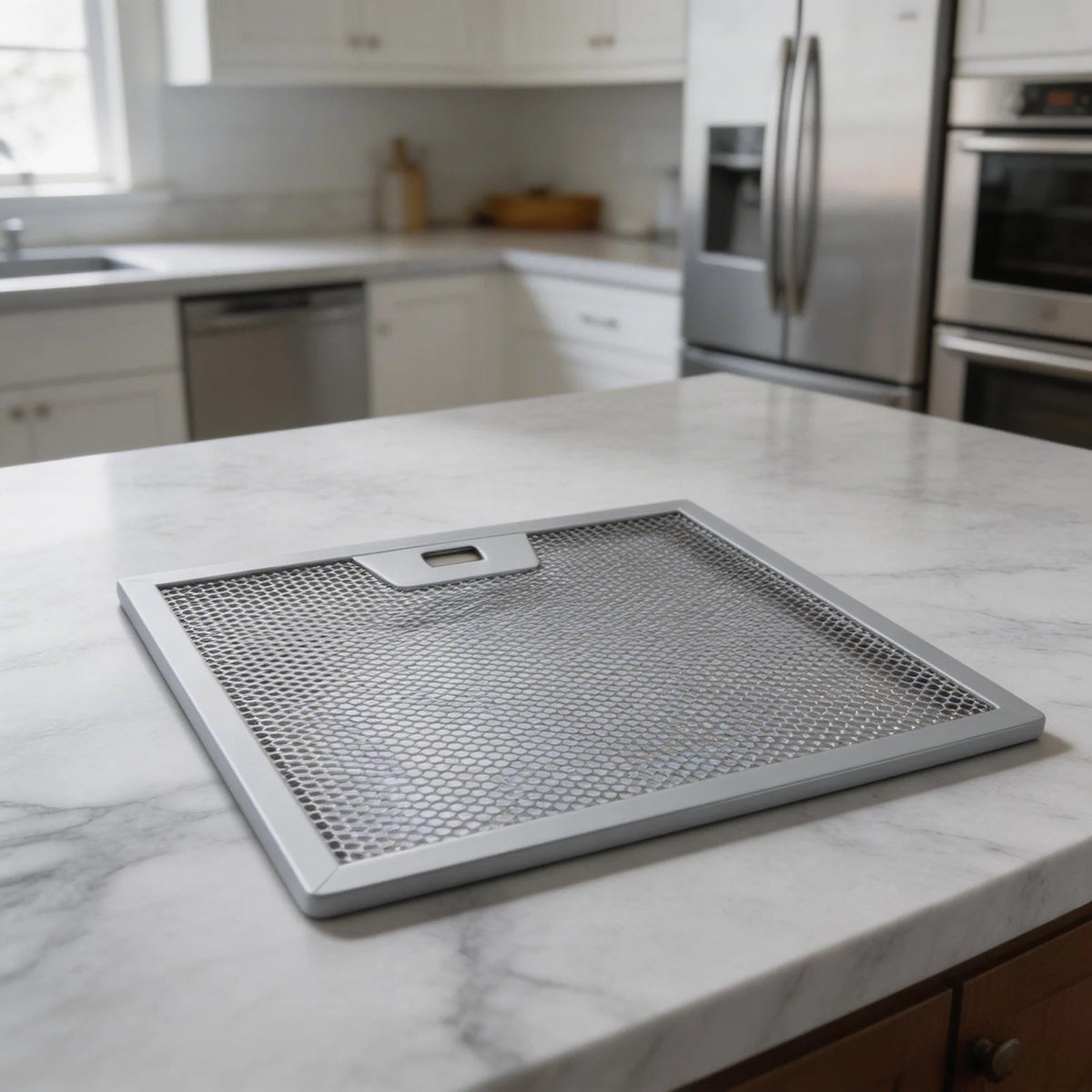 2025 3pc Aluminum Range Hood Grease Filters 300x250mm Silver Air Filter Screen Replacement Maintains Fresh Kitchen Environment