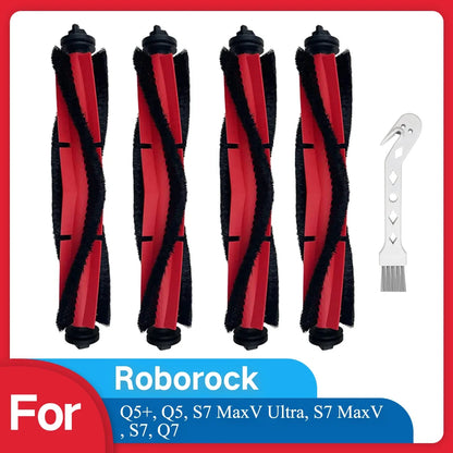 Main Brush Compatible with Roborock Q5+, Q5, S7 MaxV Ultra, S7 MaxV, S7, Q7 Robot Vacuum Replacement Parts Carpet Roller Brush