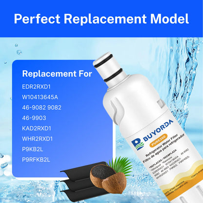 Replacement for Whirlpool EDR2RXD1 W10413645A W104136 Compatible with KAD2RXD1 WHR2RXD1 P9KB2L for Kenmore 46-9082 46-9903 3Pack