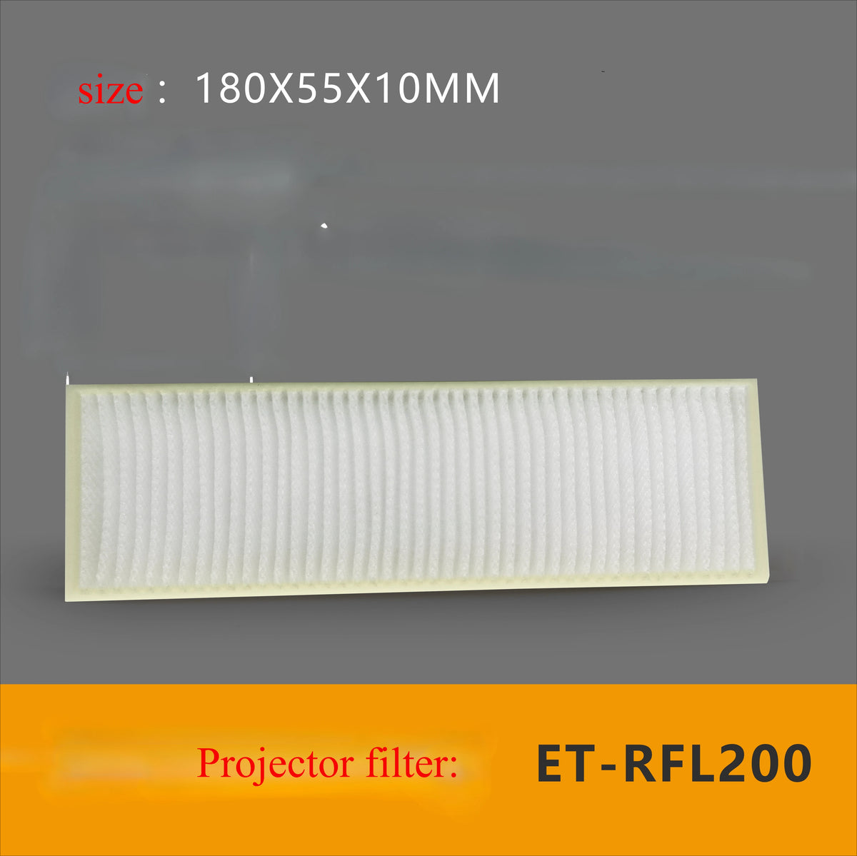 Replacement Projector Air Filter — 100 / ET-RFL200 / RFL300 / RFV200 / RFV500 — Model Options