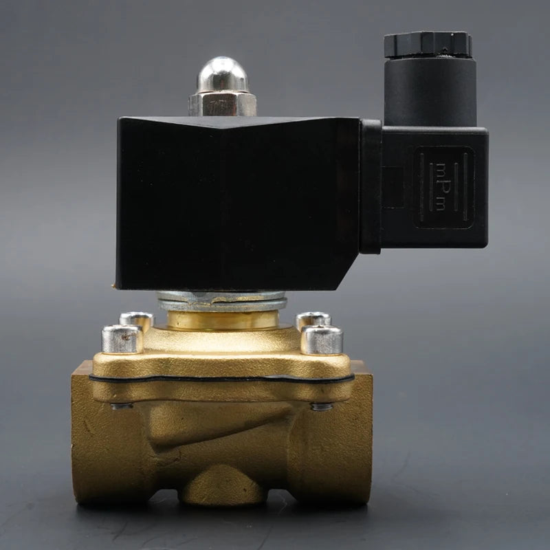 Solenoid Valve Water Valve Normally Close Brass Valves 220V12V24V Air Water Gas Diaphragm Valve 1/4" 3/8" 1/2" 3/4" 1" 2"