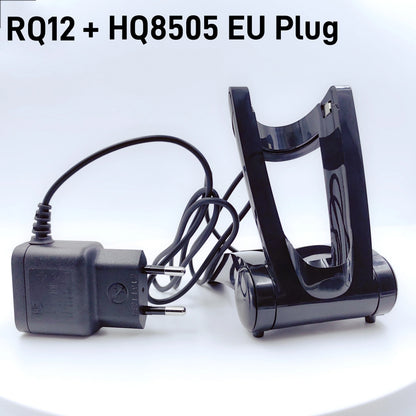 Replacement Shaver Charging Dock & Adapter — 15V Compatible with Philips RQ12 / HQ8505 / RQ1250 / RQ1255 / RQ1265 — Model Options