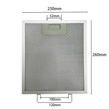 Range Hood Filter Cooker Hood Grease Leach Smoking Machine Grease Filter Screen Kitchen Metal Filter Network Replacement Parts