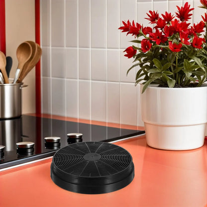 6.9 Inch Circular Range Hood Carbon Filter for Kitchen Exhaust Hoods Washable Grease Smoke Odor Filter Mesh Cooker