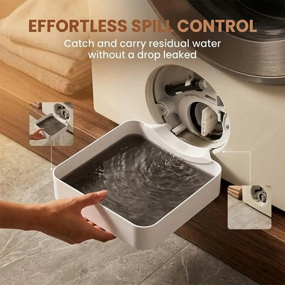 Washing Machine Drain Tray Drain Funnel Water Catch Tray Drainage Tray Washer Filter Cleaning Water Collector Prevent