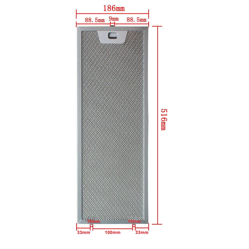 Aluminum Range Hood Filter 00660222 00660223 Cooker Hood Filter Kitchen Extractor Range Hood Grease Filter Mesh Screen Filters
