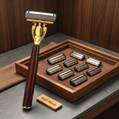 Manual Razor with Six-Layer Blades