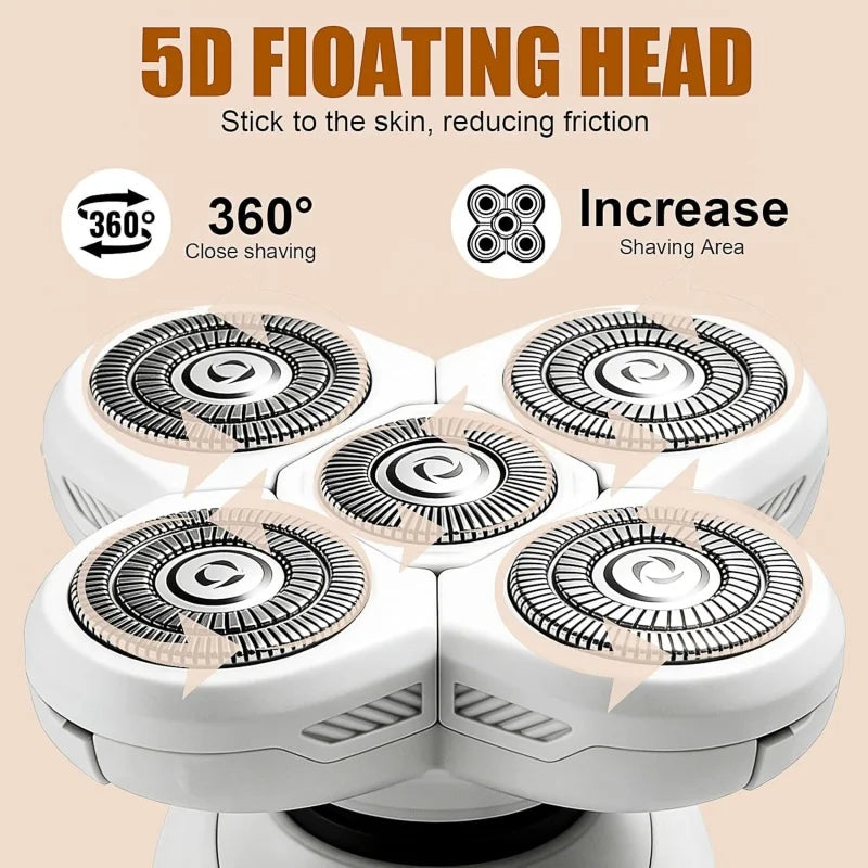 5 Head Shaver Replacement Blade Refills Compatible with Freebird Foil Shavers Head for Women