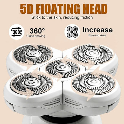 5 Head Shaver Replacement Blade Refills Compatible with Freebird Foil Shavers Head for Women