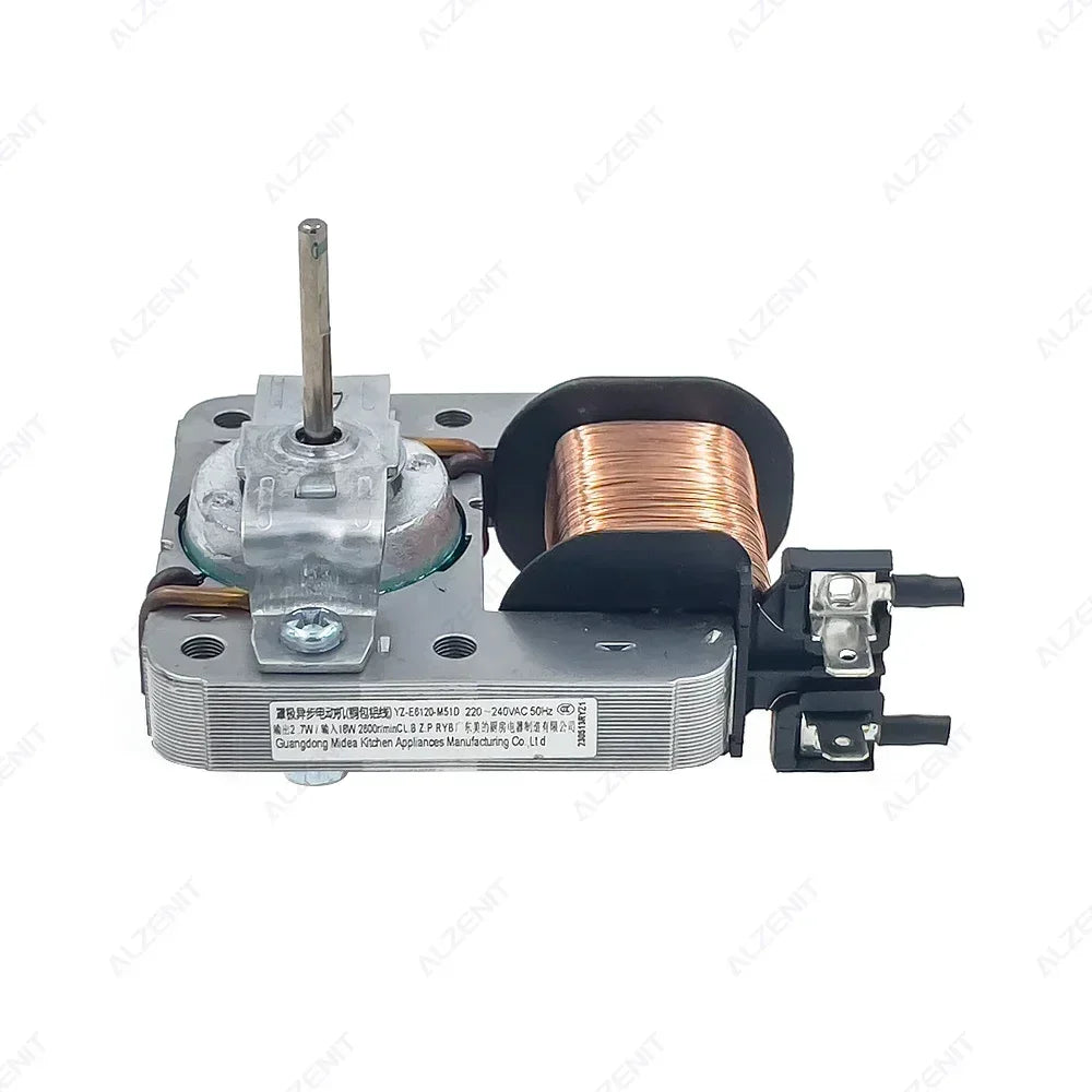 For Midea Microwave Oven Cooling Fan Asynchronous Motor MDT-10CEF 220-240V 18W 2pin YZ-E6120-M51D Parts