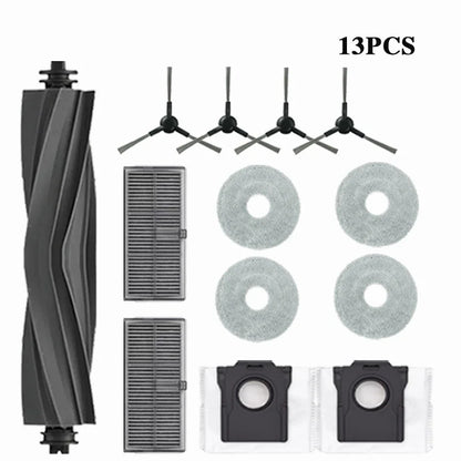 Dreame Mova E30 Ultra / Trouver E30 Ultra Robot Vacuums Cleaner Accesories Main Side Brush Hepa Filter Mop Cloths Dust Bag Spare