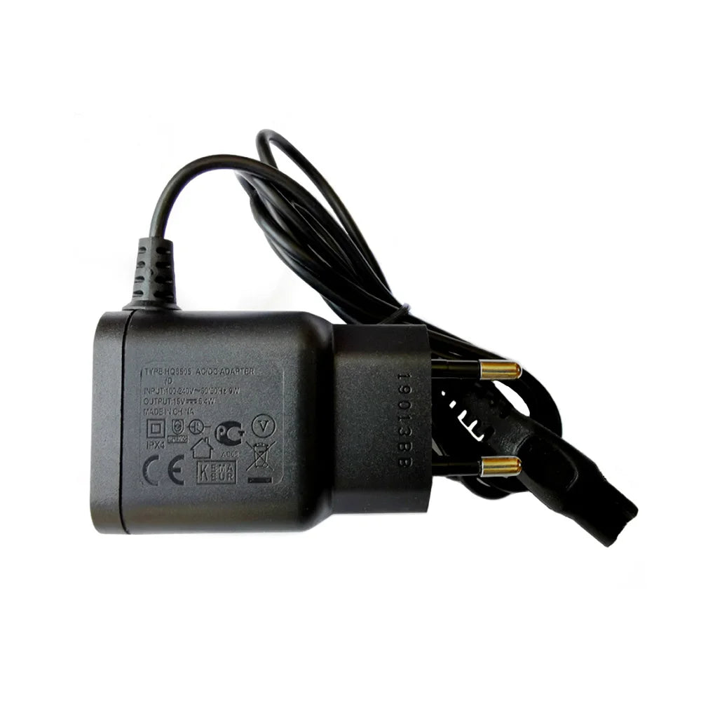 Replacement Shaver Charger — 15V Compatible with Philips HQ8505 / HQ8500 / HQ560 / HQ586 / HQ568 — Model Options