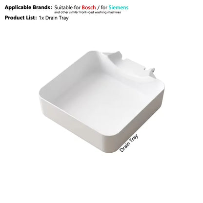 Washing Machine Drain Tray Suit Effectively Prevent Ground Overflow Water Collector Drainage Pump Lint Filter Cleaning Tray