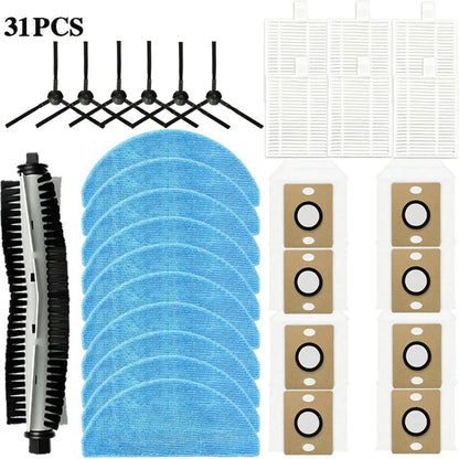 For ILife A30 Pro Robot Vacuum Cleaner Accessories Main Roller Side Brush Hepa Filter Mop Cloth Dust Bag Parts Replacement