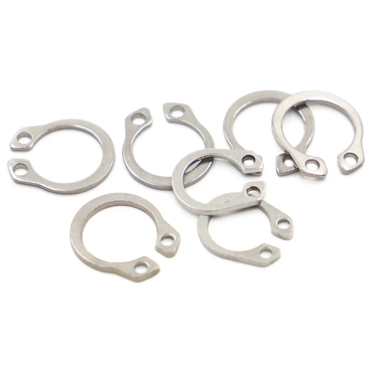 M3-M50 304 Stainless Steel GB894 Circlips For Shaft Type C Shaft Retaining Ring Circlip Card Outer Snap Ring Clamp Spring