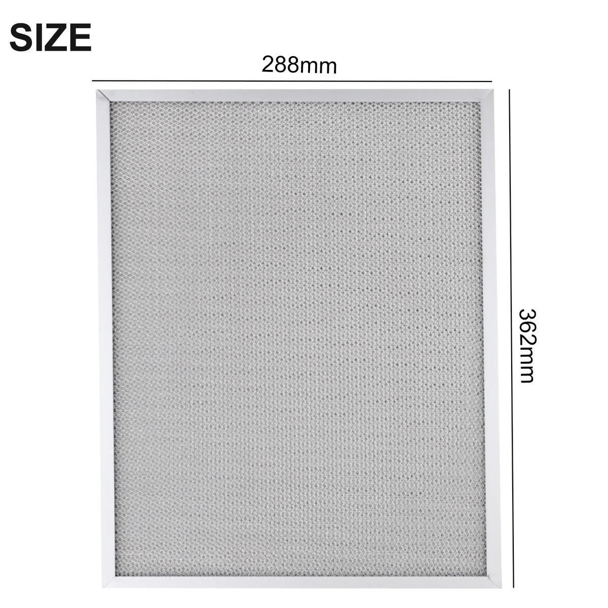 Kitchen Appliance Parts Filter Range Hood Filters For Robinhood Alto 600.alto RA6WH 103793 Black Silver Range Hood Filters 2PCS