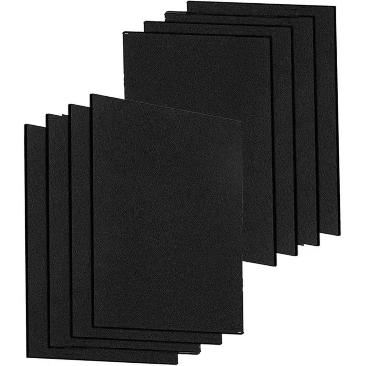 10 Pieces Activated Carbon Fiber Filter Pad Easy to Install Range Hood Replacement Filter Lightweight