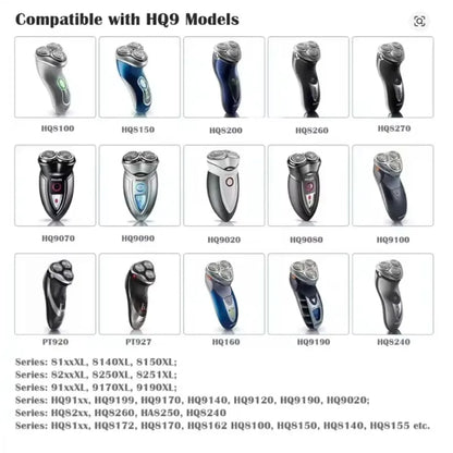 HQ9 Replacement Shaver Head Compatible with Philips HQ9070 / HQ9080 / HQ8240