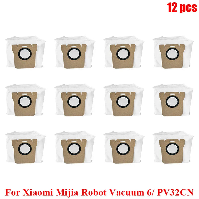Compatible with Xiaomi Mijia Robot Vacuum 6/ PV32CN Vacuum Cleaner Accessories Main Roller Side Brush Filter Roller Mop Replacement Spare