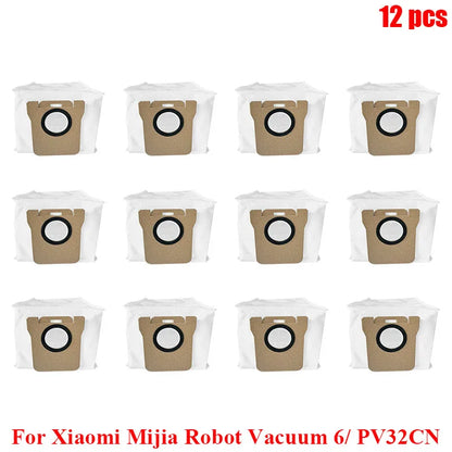 Compatible with Xiaomi Mijia Robot Vacuum 6/ PV32CN Vacuum Cleaner Accessories Main Roller Side Brush Filter Roller Mop Replacement Spare