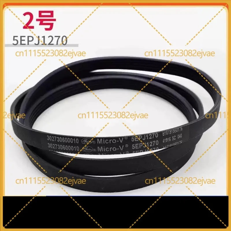 Washing Machine Drive Belt 5PJE1281 5EPJ1270 8PH1258E For Midea LittleSwan Compatible with Haier Drum Washer