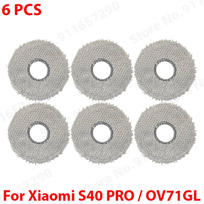 Compatible with (Xiaomi Robot Vacuum S40 Pro / OV71GL ) Vacuum Parts Main Roller Side Brush Mop Cloth HEPA Filter Accessories