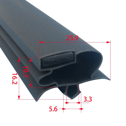 Refrigerator Door Seal — 2.5M — PVC Magnetic