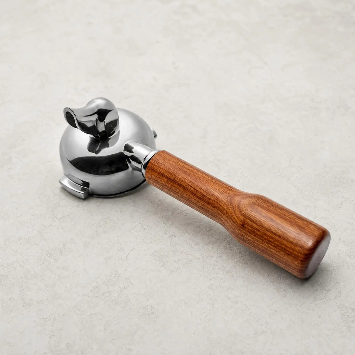 58mm Espresso Portafilter Handle with Basket Stainless Steel Wood Grip for E61 Group Head Coffee Maker
