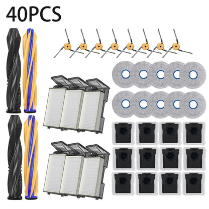 Dreame X60 Ultra Robot Vacuum Spare Parts Consumables Main Side Brush Hepa Filter Mop Cloth Dust Bag Accessories