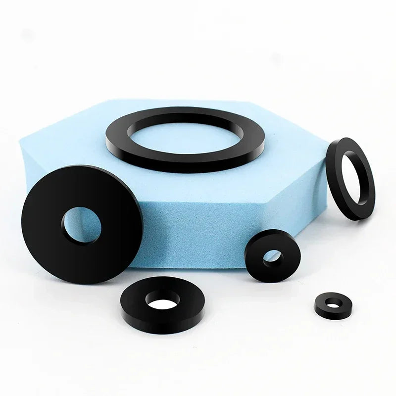 Flat Gasket H1.5-H2mm M2-M20 NBR Rings Sealing Nitrile Rubber Seals Elastic Gasket in Stock Wholesale Washer