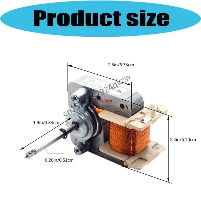 Multifunctional Fan Motor Ovens Repair Accessories ABS Texture Compatible with Even Baking Results R9CD