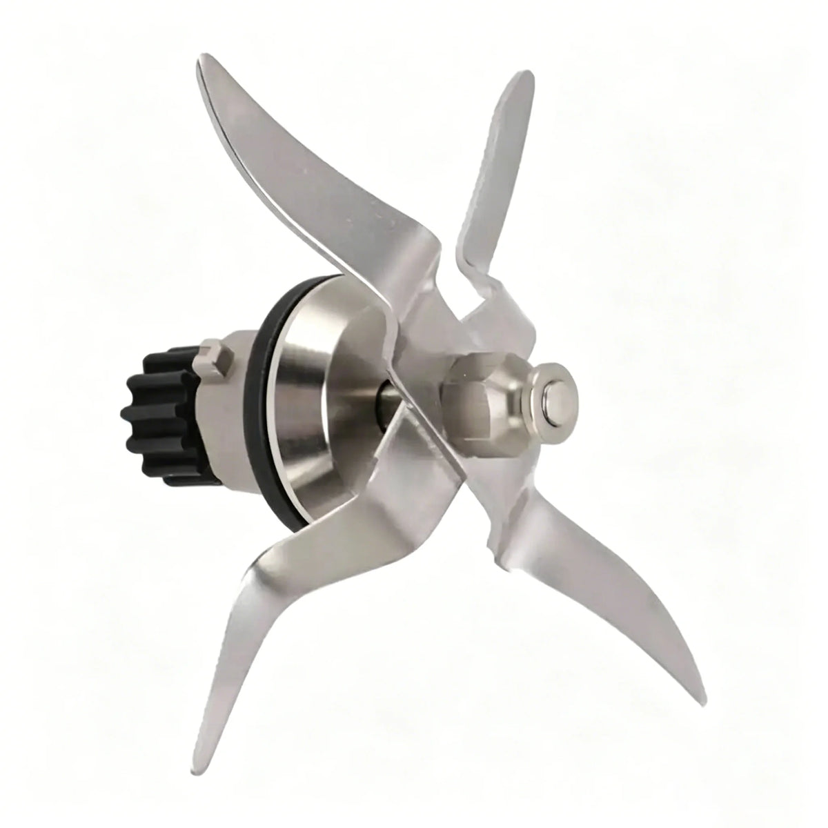 Blender Blade Replacement for Monsieur Cuisine Connect 1.0, 12 Teeth 4 Leaves Stainless Steel Cutter Head Mixer Accessory