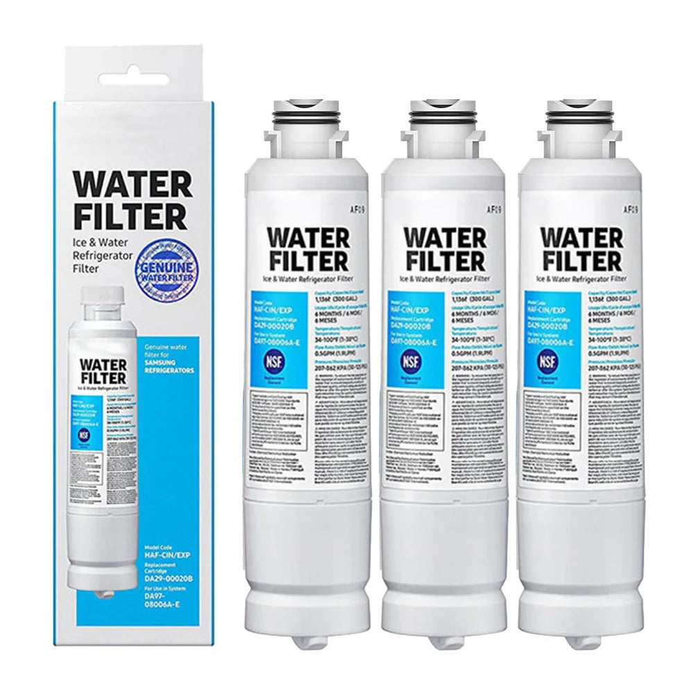 Replacement Refrigerator Water Filter — DA29-00020A / RF28HFEDBSR / RF263BEAESR / RF263TEAESG Reference