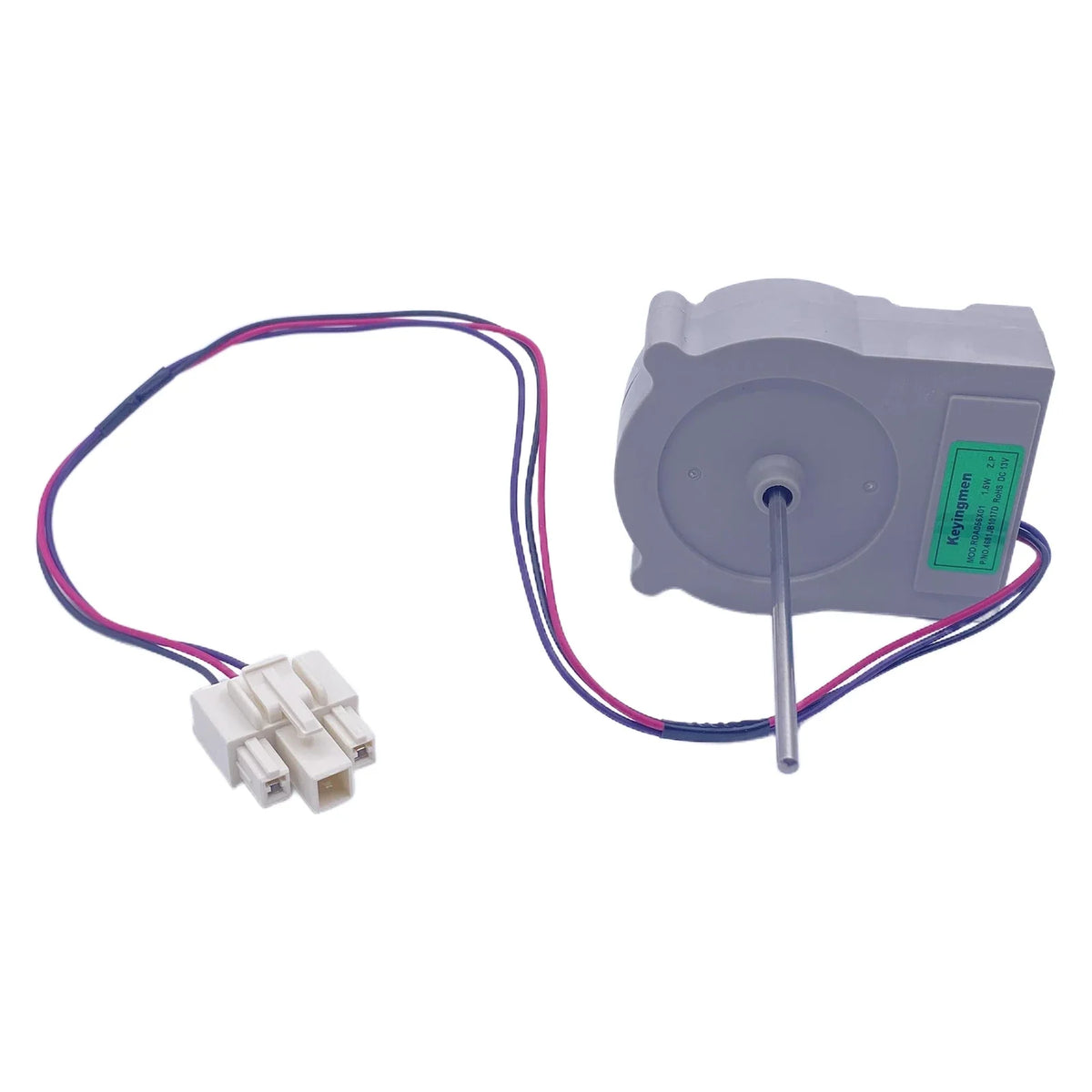 Replacement Refrigerator Fan Motor — 13V — 4681JB1017D / RDA056X01 Reference