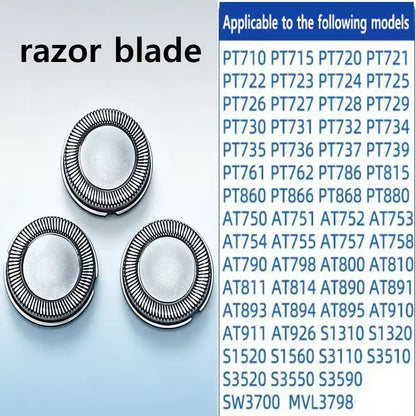 Compatible with Philips PT710 PT715 AT750 PT732 AT890 PT734 PT860 PT866 AT798 PT721 PT722 PT720 PT725 AT800 S3110 Shaver Blades