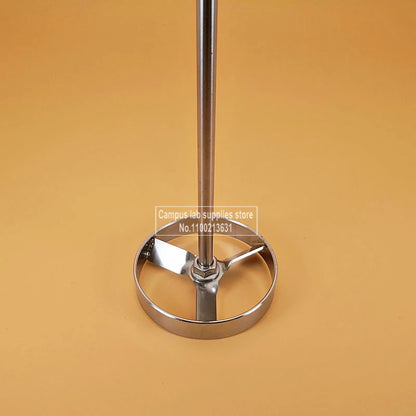 1set Stainless Steel OD50mm/60mm/80mm/100m Vortex Shaped Stirring Blade with Stirring Rod Laboratory Mixer Accessories