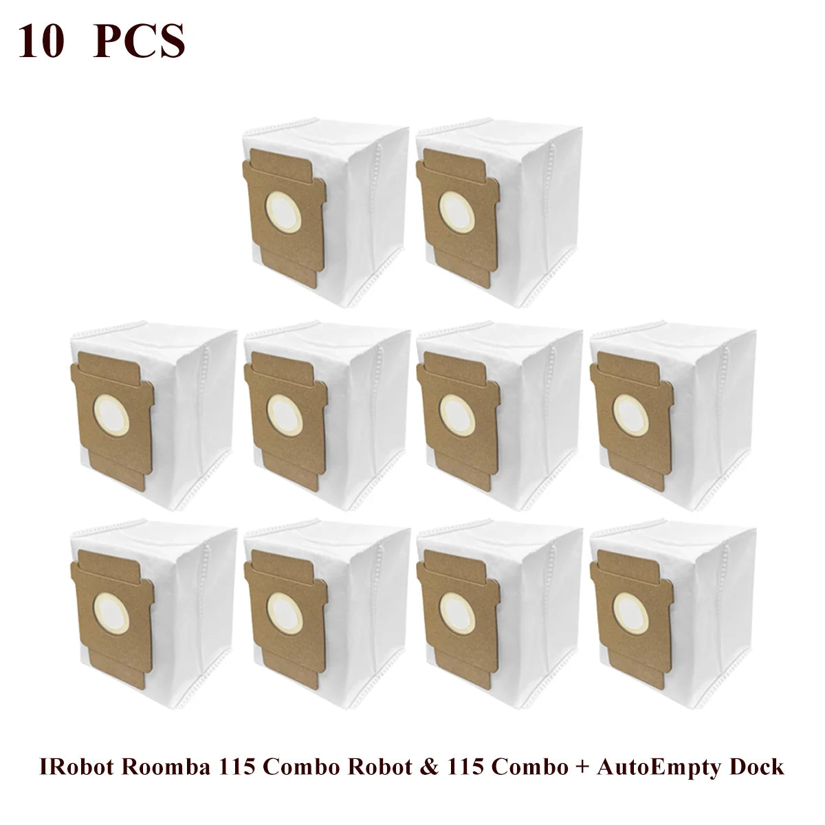 Compatible with IRobot Roomba 115 Combo/115 Combo+ Vacuum Cleaner Part Main Roller Brush Side Brush Filter Mop Pad Dust Bag Accessories
