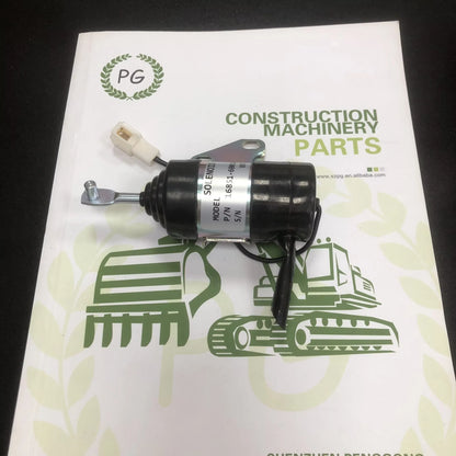 For 16851-60014 12V Stop Solenoid For Kubota RTV900R RTV900S RTV900T RTV900W Fuel Shutdown Shut Off Solenoid