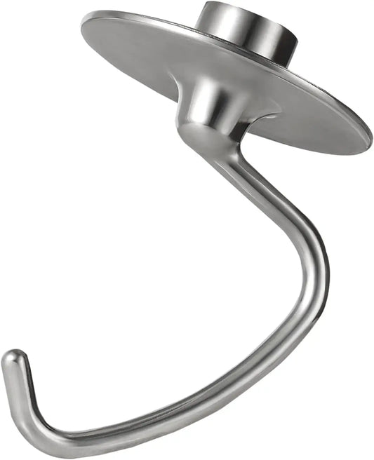 Stainless Steel Spiral Dough Hook Replacement for KitchenAid 4.5QT 5QT Bowl Tilt-Head Stand Mixers, Rustproof & Easy Clean