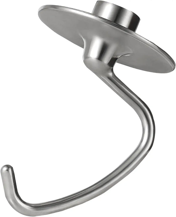 Stainless Steel Spiral Dough Hook Replacement for KitchenAid 4.5QT 5QT Bowl Tilt-Head Stand Mixers, Rustproof & Easy Clean